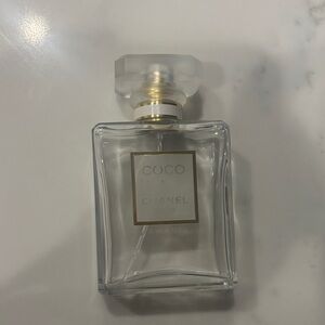 CHANEL Coco Eau de Parfum Empty Bottle with Gold and Clear Design